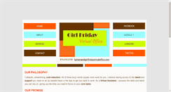 Desktop Screenshot of girlfridayvirtualoffice.com